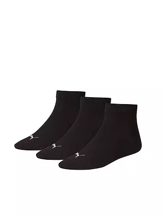 PUMA | Chaussettes de cheville Quarter lot de 3 | schwarz